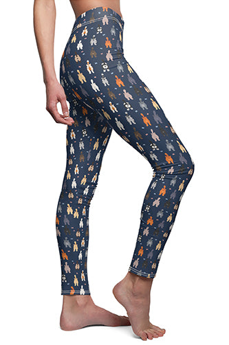 Cut and Sew Casual Leggings