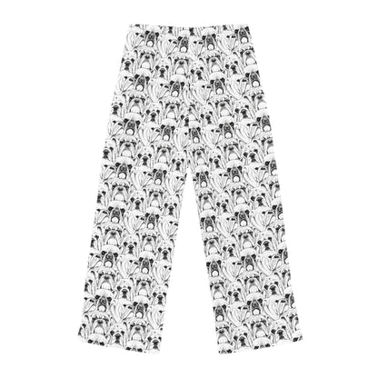 Bulldog Faces Women's Pajama Pants