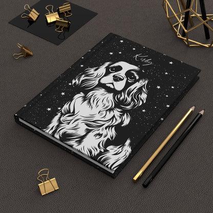 Cavalier King Charles Spaniel Starry Sky Hardcover Journal