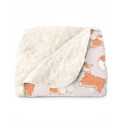 Talk To The Fluff Sherpa Fleece Blanket