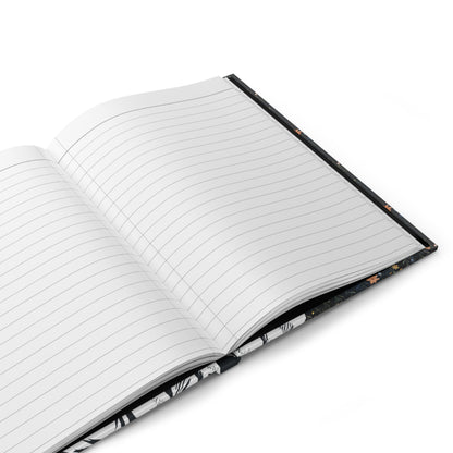 Golden Retriever Floral Hardcover Journal