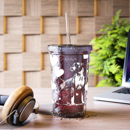 Boxer Heart Suave Acrylic Cup