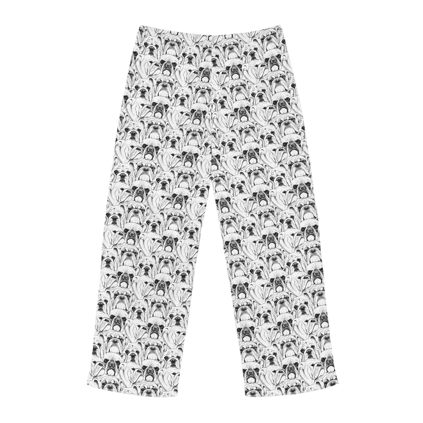 Bulldog Faces Men's Pajama Pants