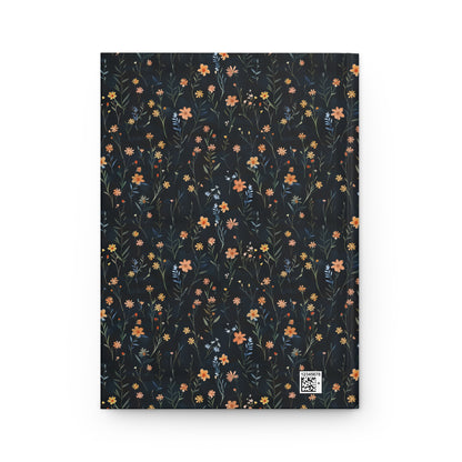 Westie Floral Hardcover Journal