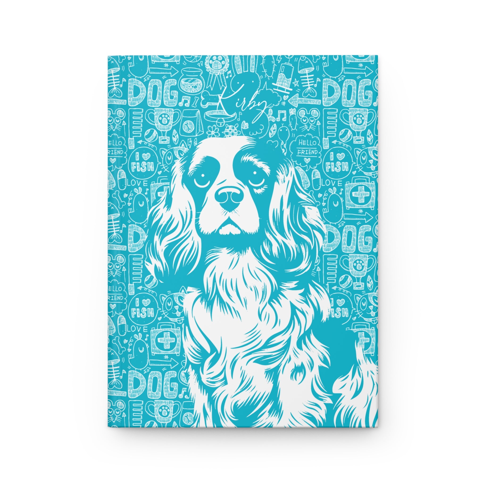 Cavalier King Charles Spaniel Doodle Hardcover Journal