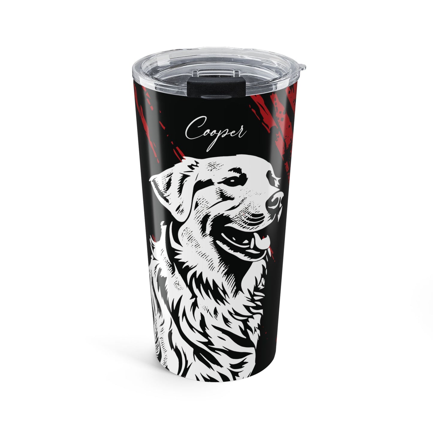 Golden Retriever Abstract Tumbler, 20oz