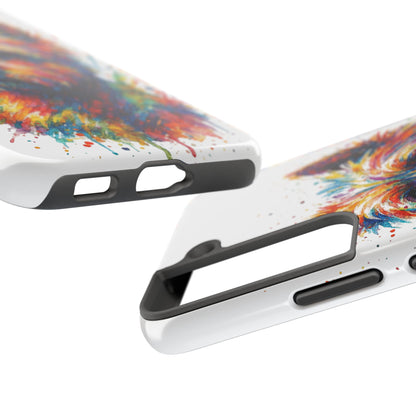 Westie Portrait Splatter-Style Abstract Cell Phone Case