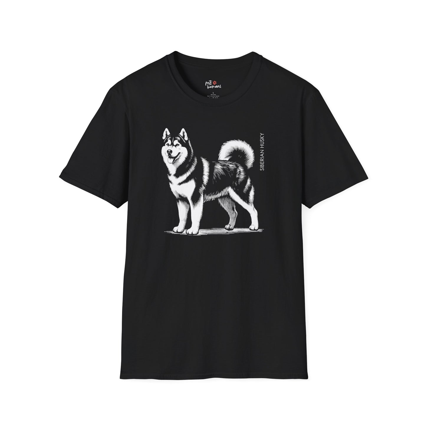 Siberian Husky Unisex Softstyle T-Shirt