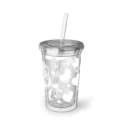 Bulldog Heart Suave Acrylic Cup