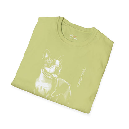 Boston Terrier Unisex Softstyle T-Shirt