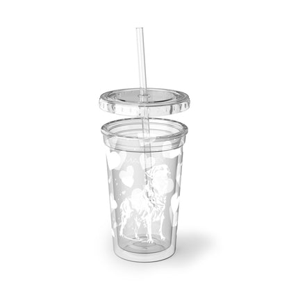 Golden Retriever Heart Suave Acrylic Cup