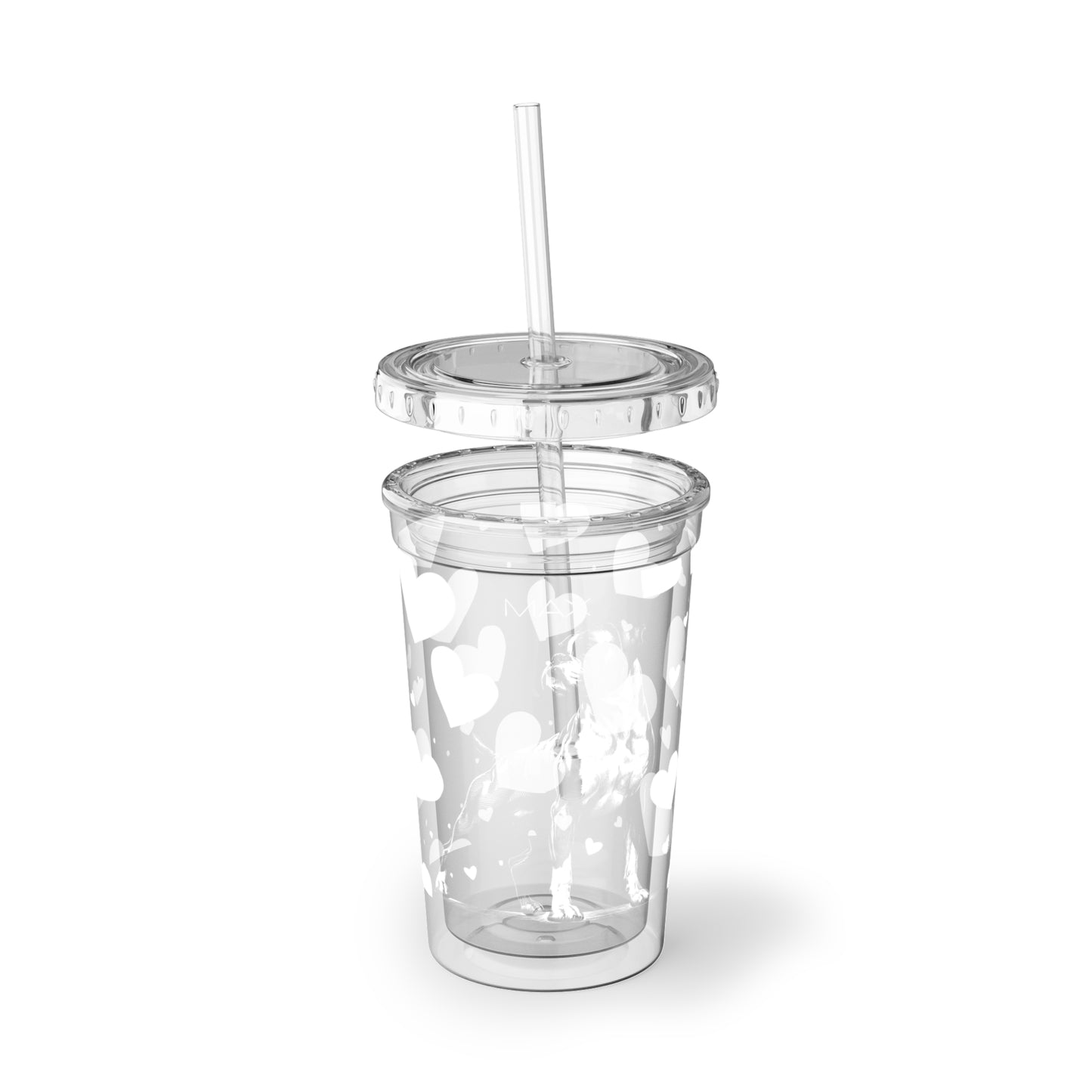 Boxer Heart Suave Acrylic Cup