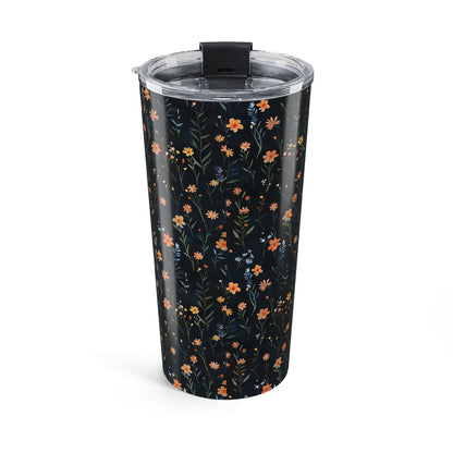Schnauzer Flowers Tumbler, 20oz