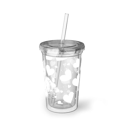 Westie Heart Suave Acrylic Cup