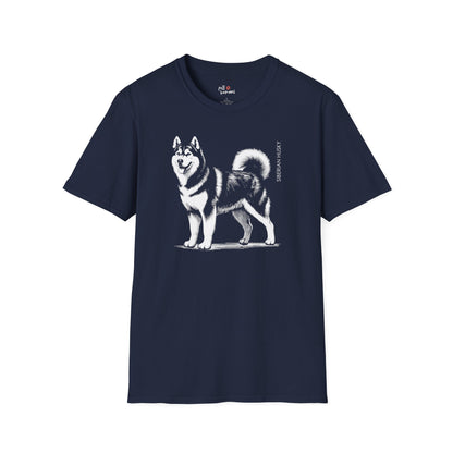 Siberian Husky Unisex Softstyle T-Shirt