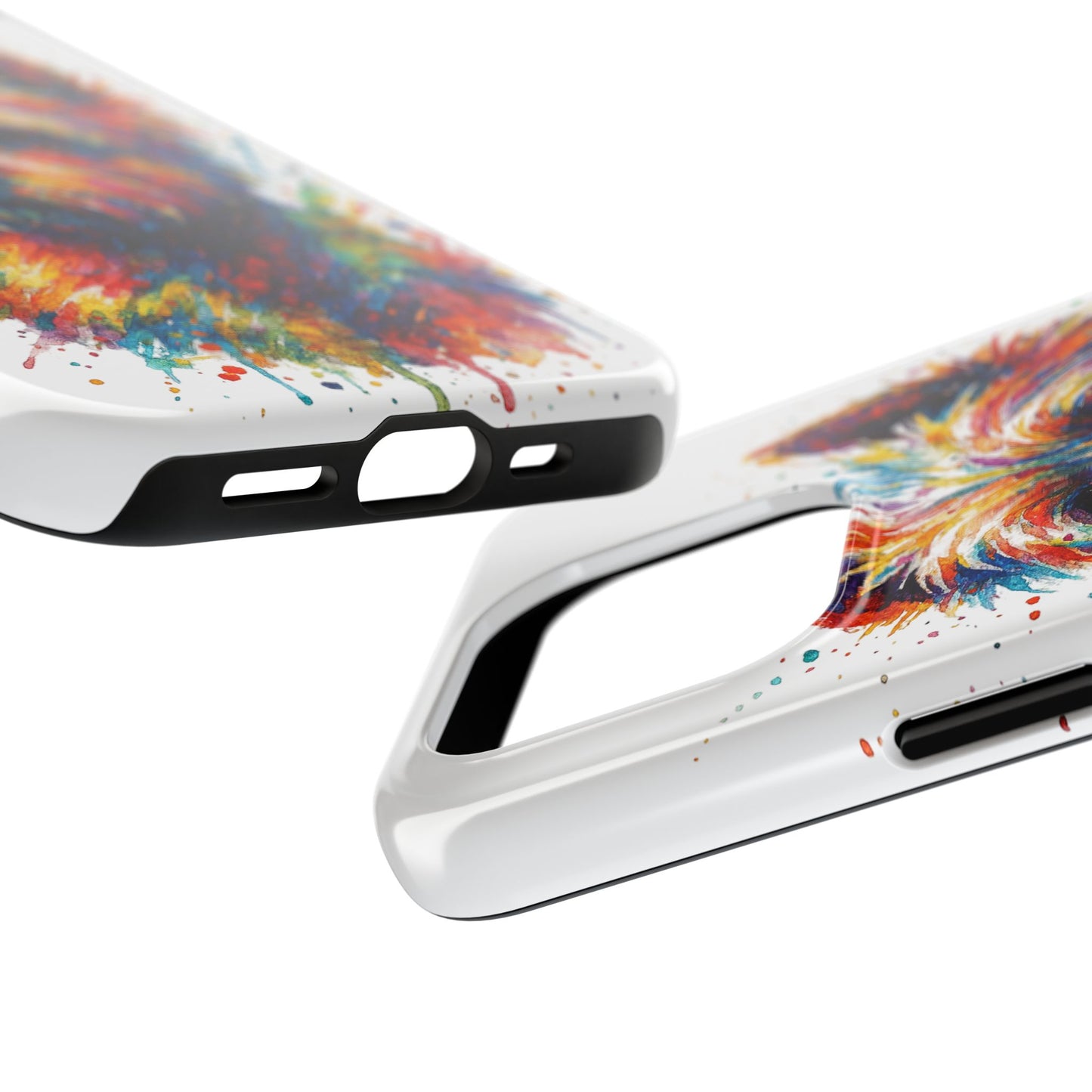 Westie Portrait Splatter-Style Abstract Cell Phone Case