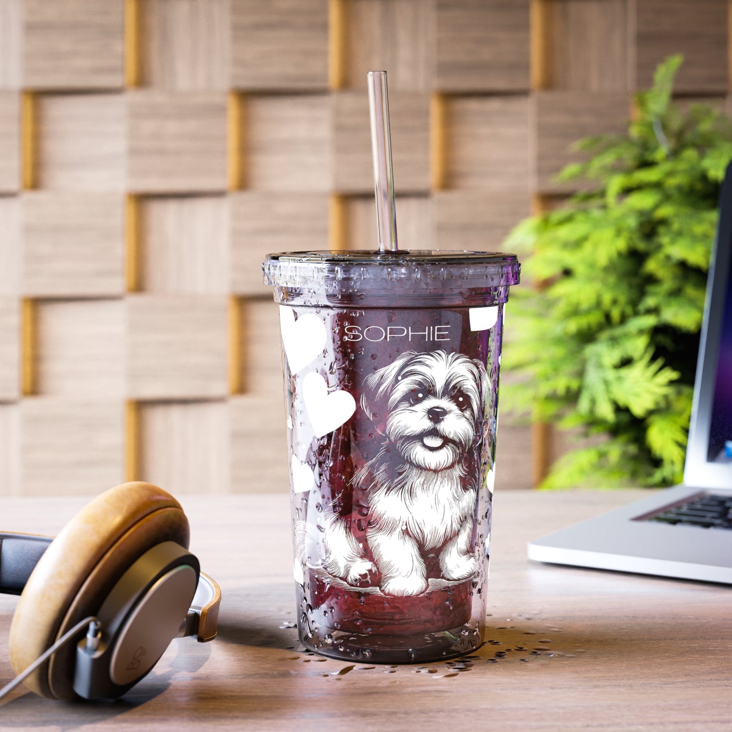 Shih Tzu Heart Suave Acrylic Cup