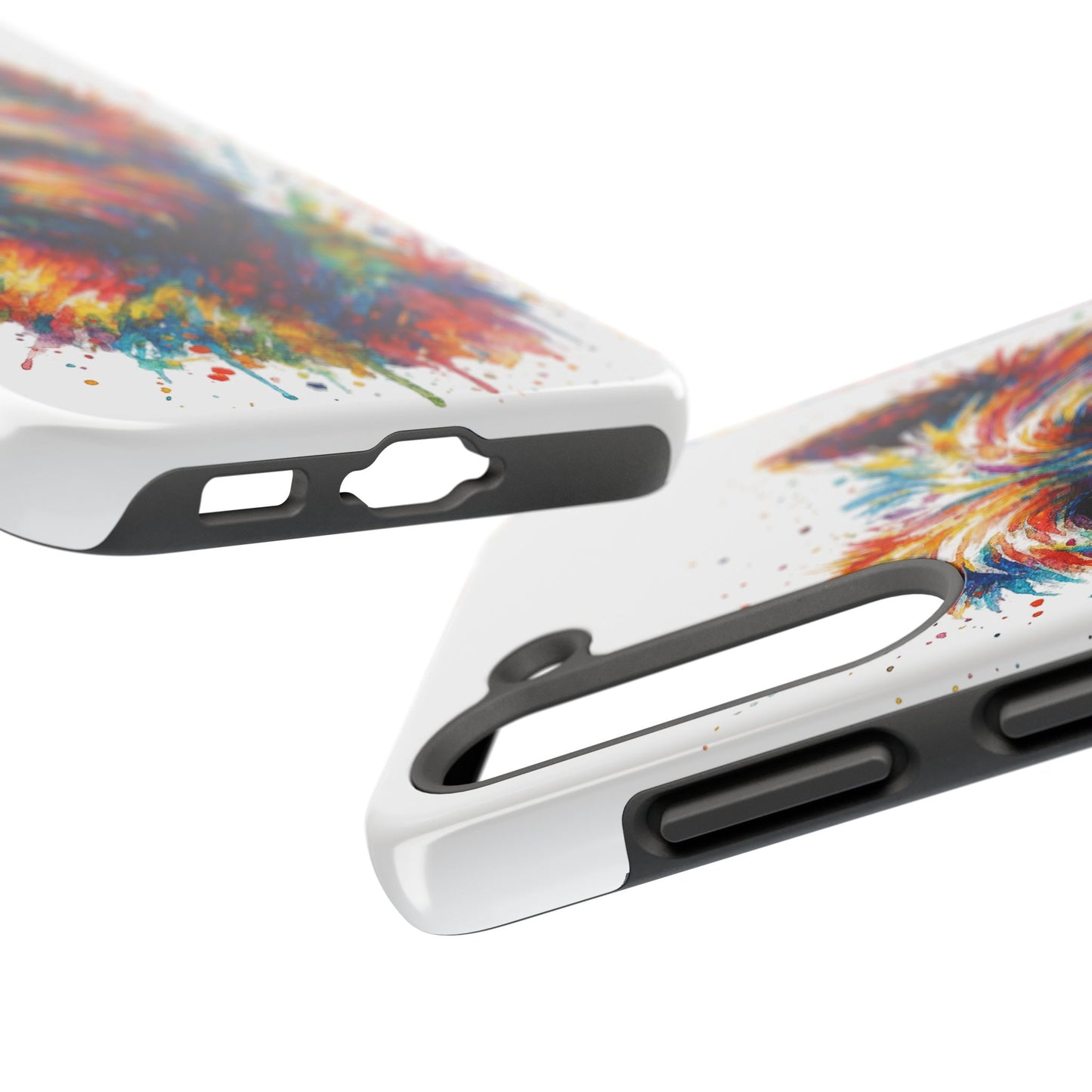 Westie Portrait Splatter-Style Abstract Cell Phone Case