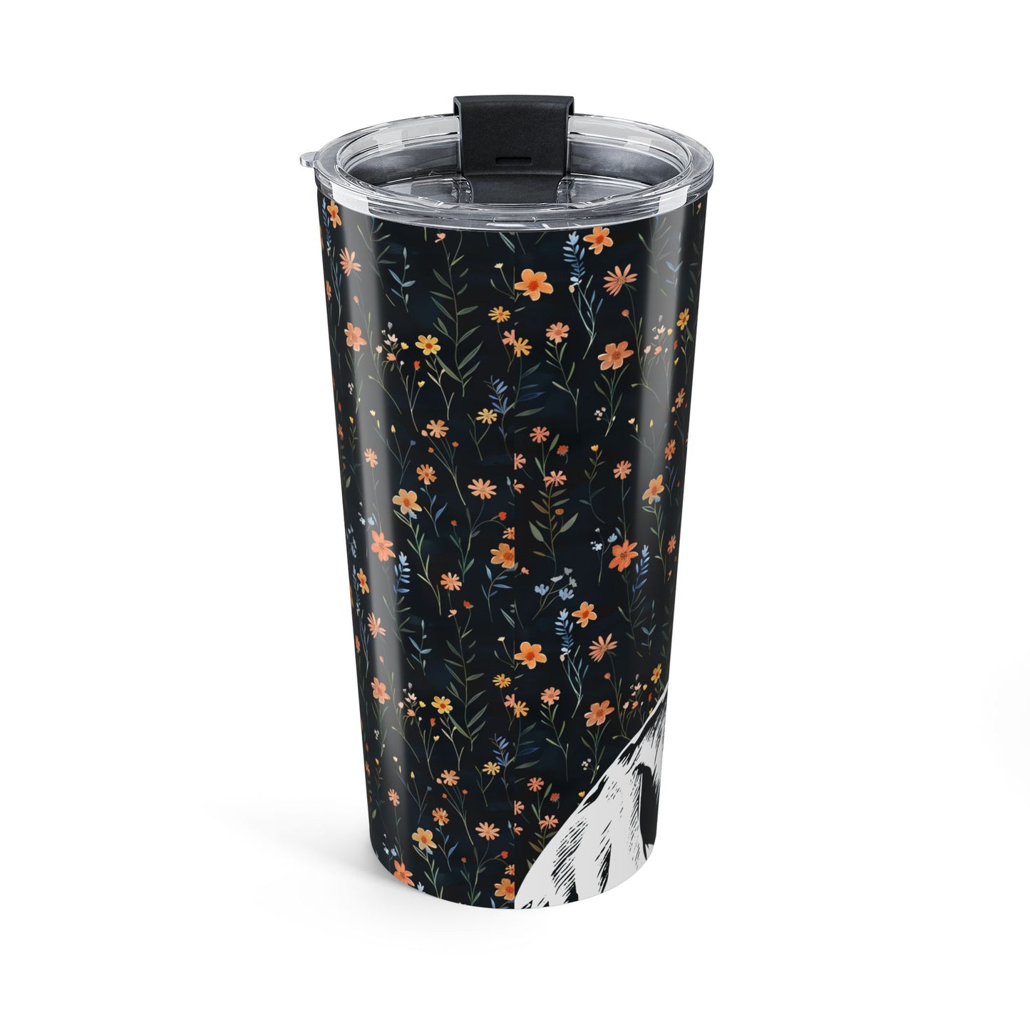 Personalized Golden Retriever Flowers Tumbler, 20oz