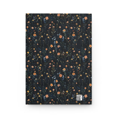 Chihuahua Flowers Hardcover Journal