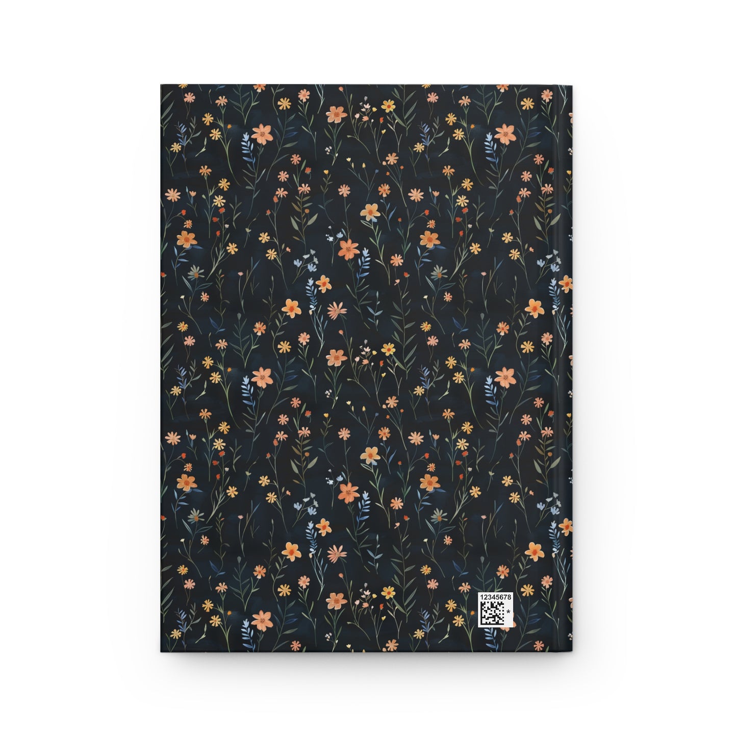 Cavalier King Charles Spaniel Flowers Hardcover Journal