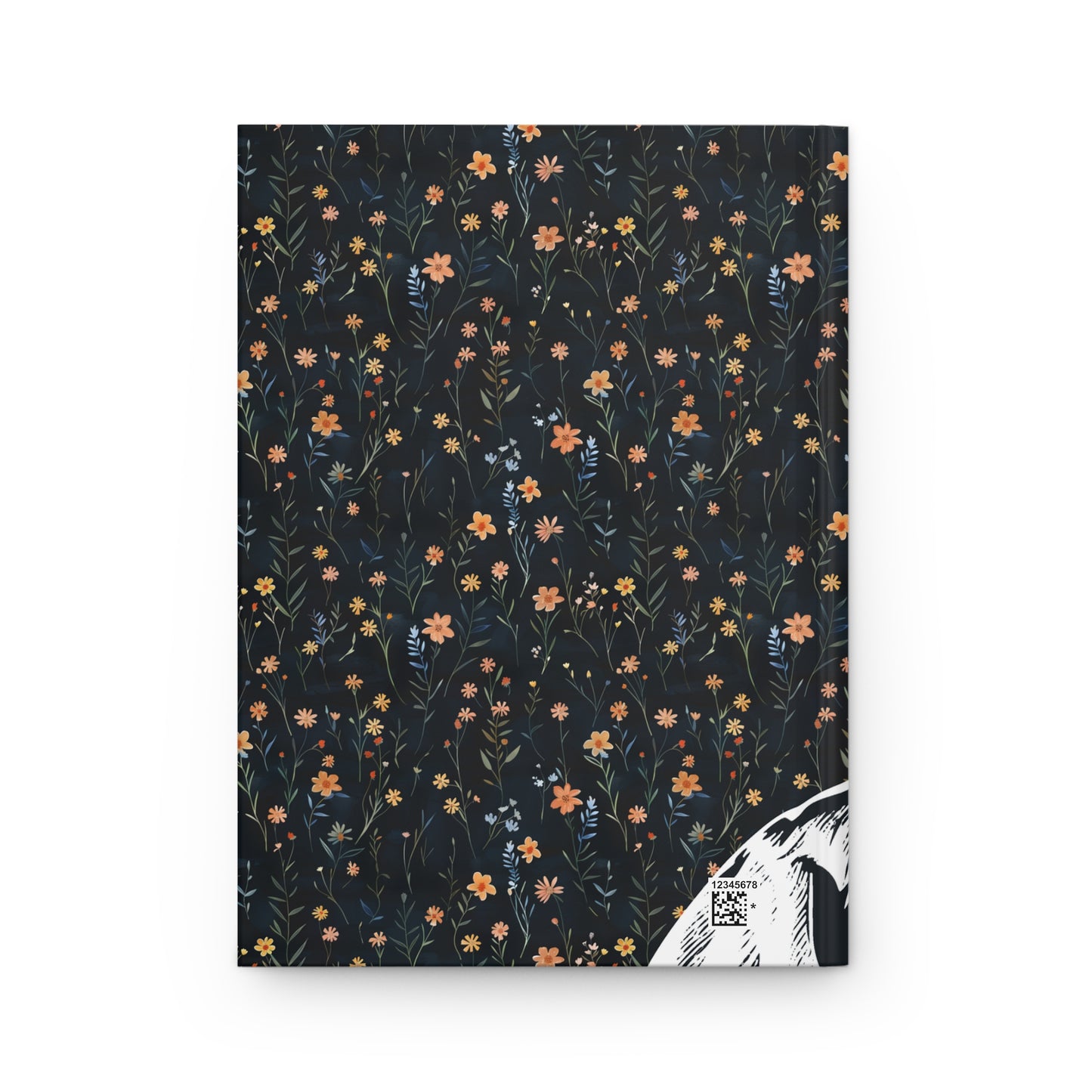 Golden Retriever Floral Hardcover Journal
