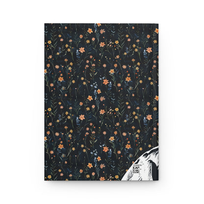 Golden Retriever Floral Hardcover Journal