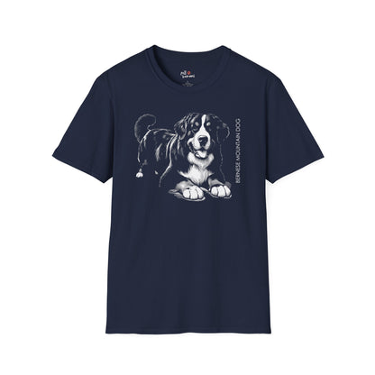 Bernese Mountain Dog Unisex Softstyle T-Shirt