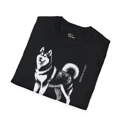 Siberian Husky Unisex Softstyle T-Shirt