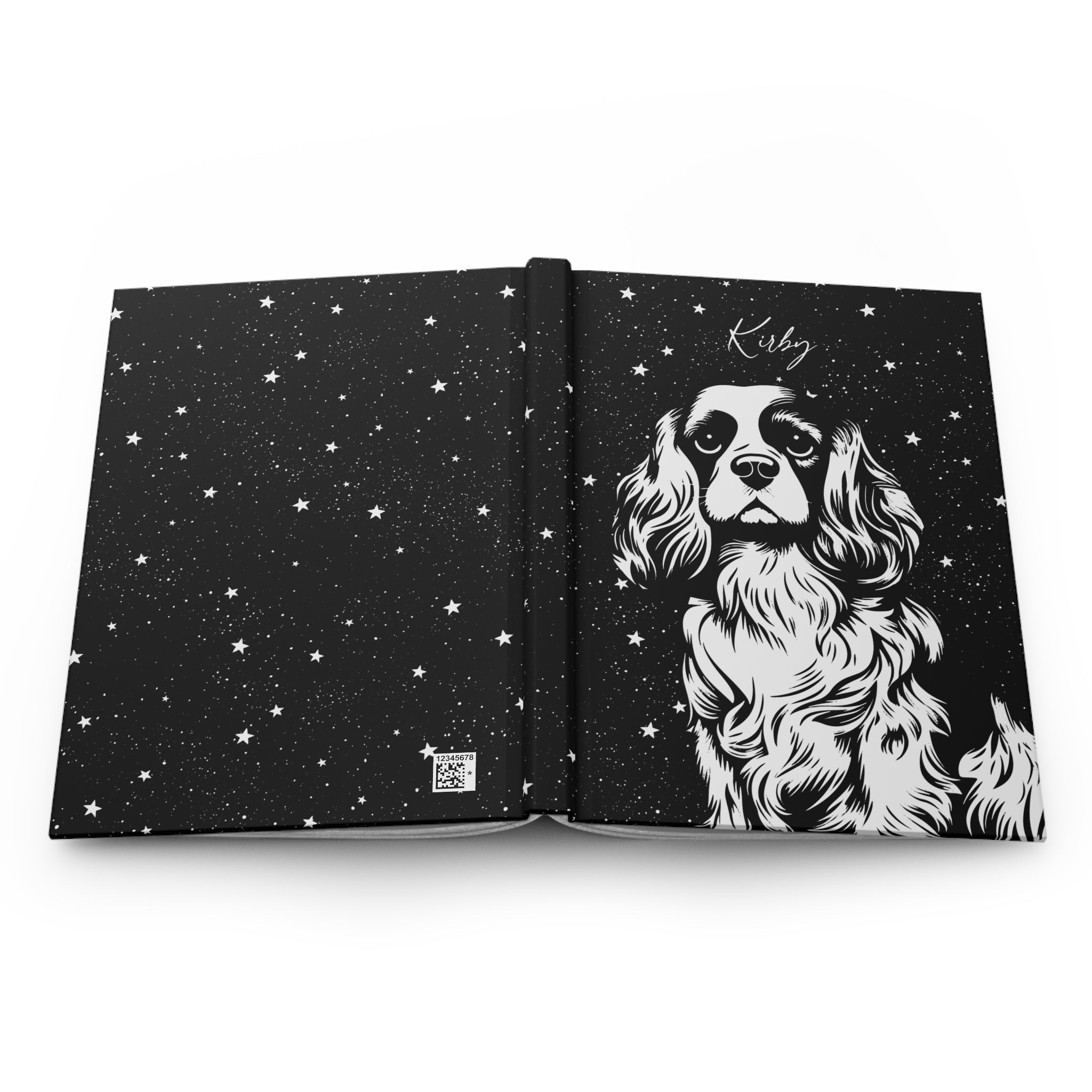 Cavalier King Charles Spaniel Starry Sky Hardcover Journal