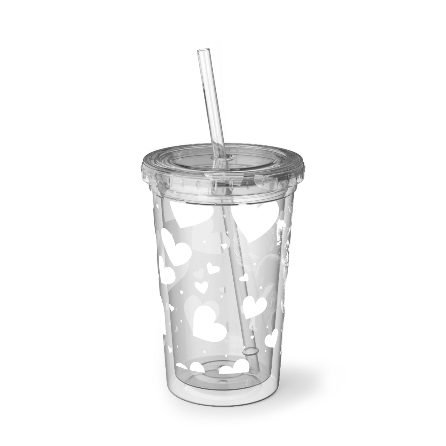 Chihuahua Heart Suave Acrylic Cup