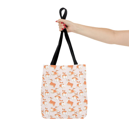 Corgi Talk To The Fluff Tote Bag