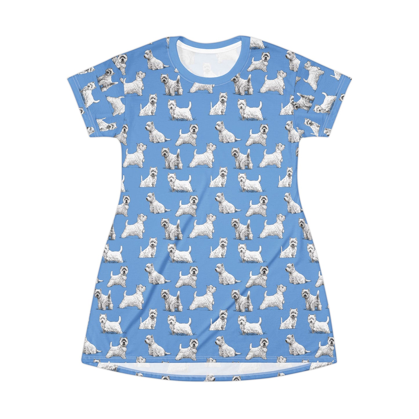 Westie T-Shirt Dress