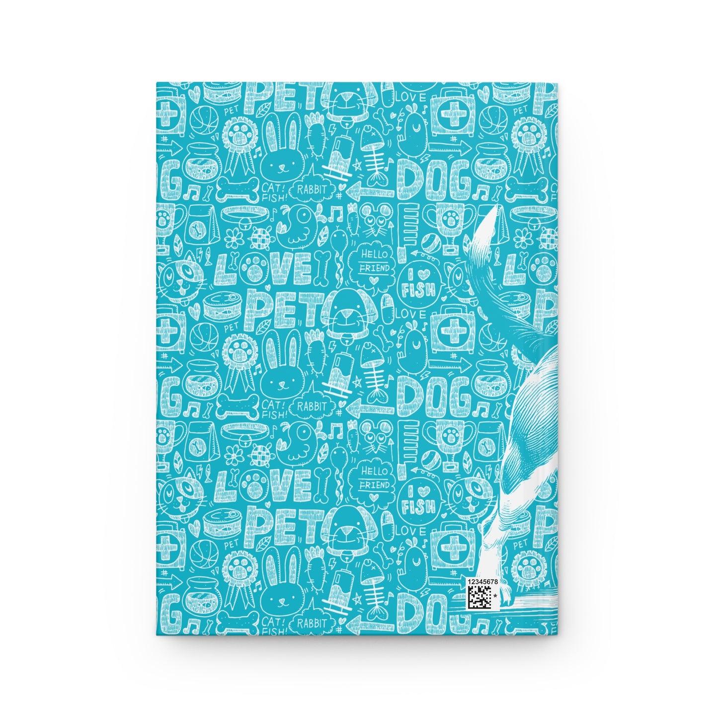 Beagle Doodle Hardcover Journal