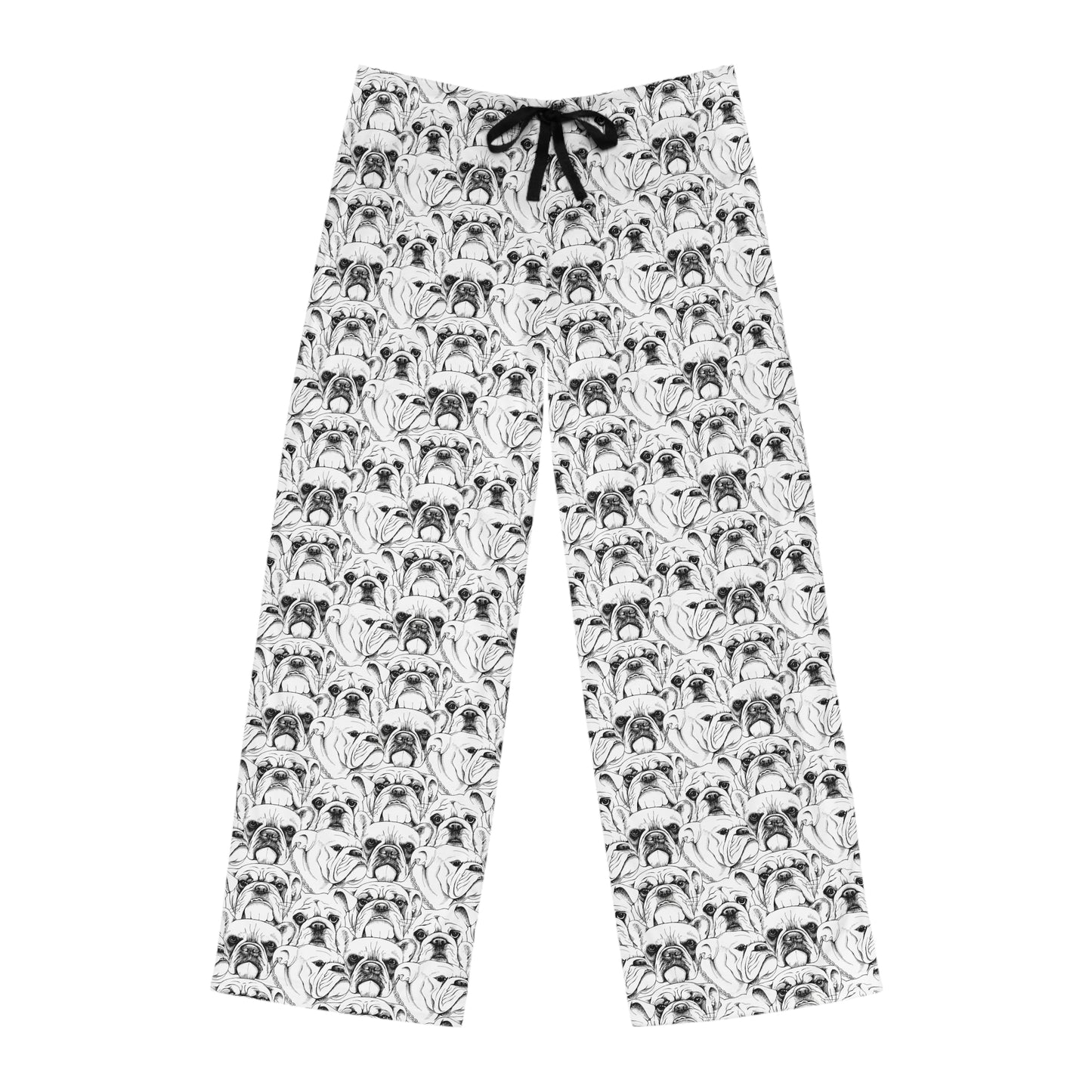 Bulldog Faces Men's Pajama Pants