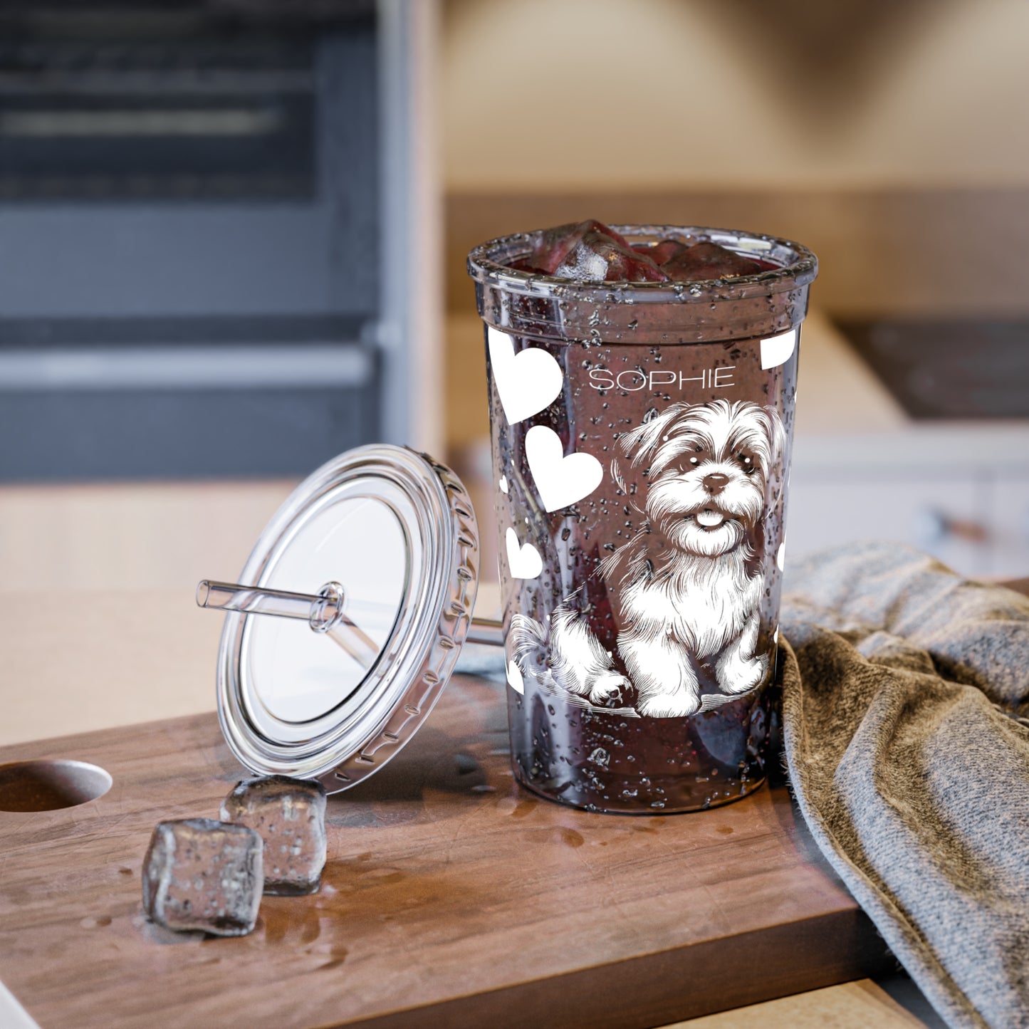 Shih Tzu Heart Suave Acrylic Cup