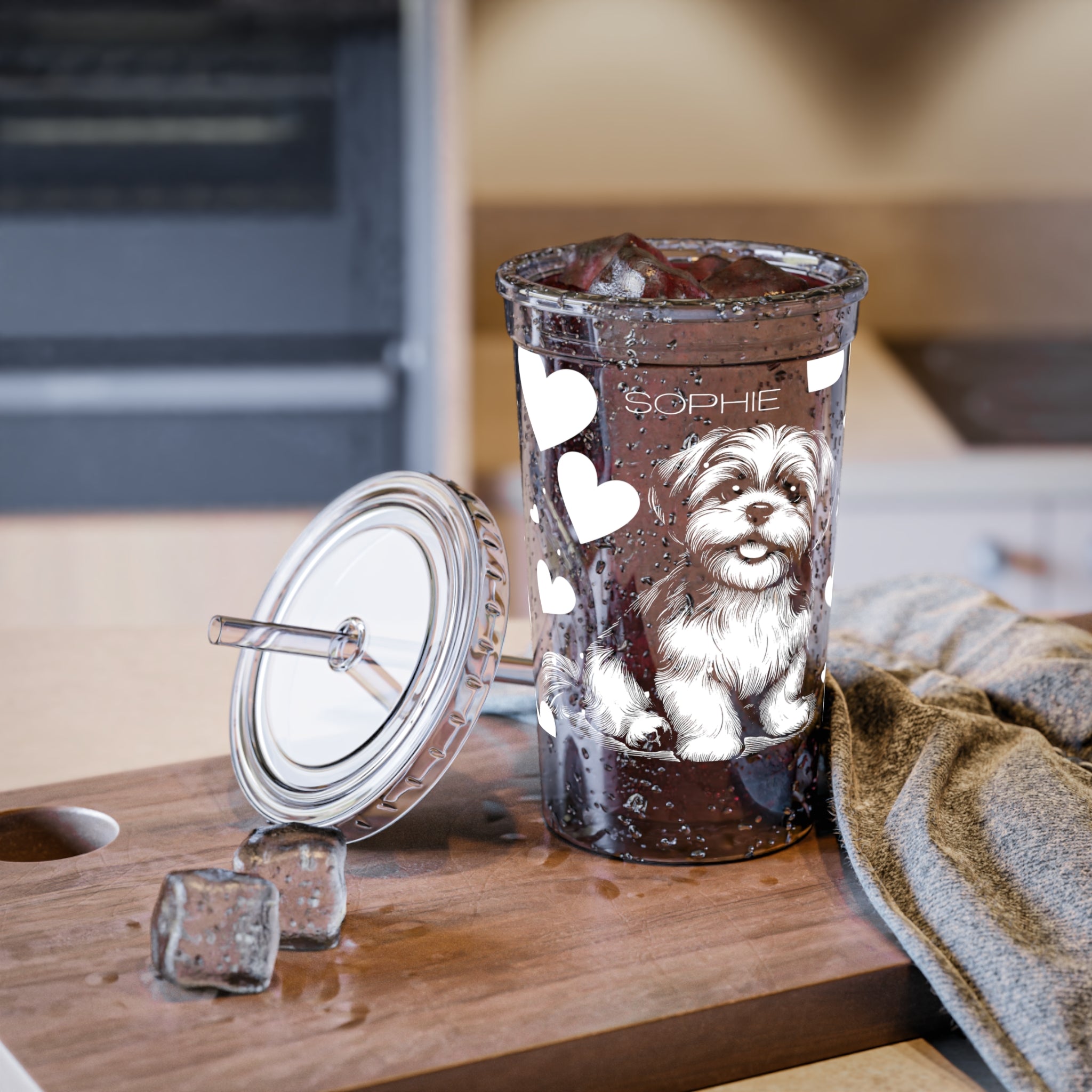Shih Tzu Heart Suave Acrylic Cup