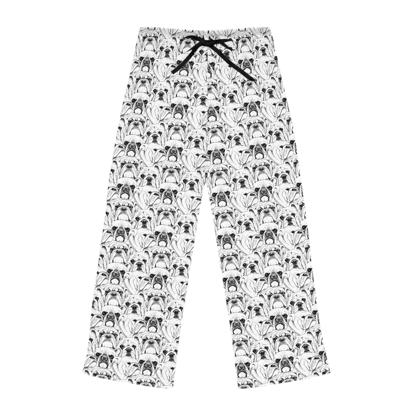 Bulldog Faces Women's Pajama Pants