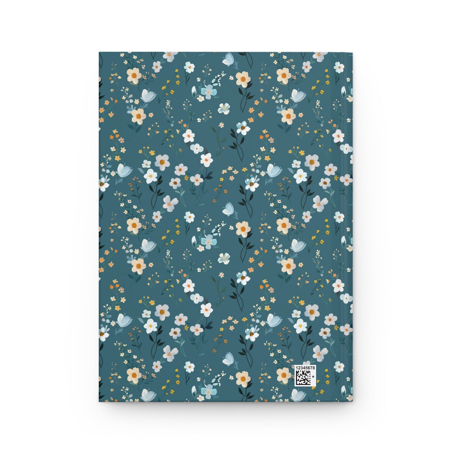 Cavalier King Charles Spaniel Flowers Hardcover Journal