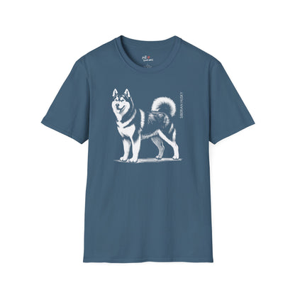 Siberian Husky Unisex Softstyle T-Shirt