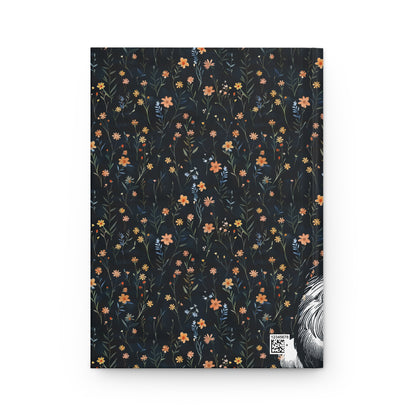 Corgi Butts Floral Hardcover Journal