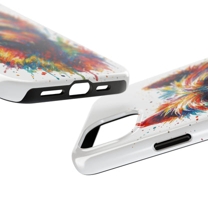 Westie Portrait Splatter-Style Abstract Cell Phone Case