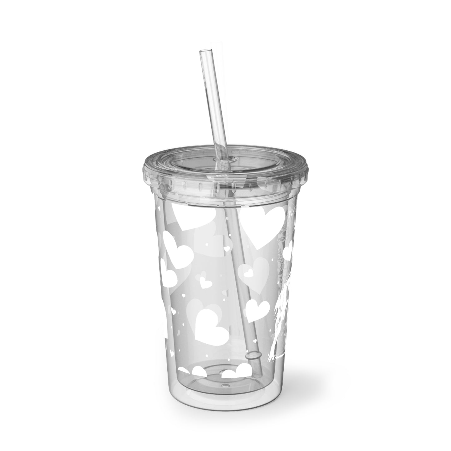 Golden Retriever Heart Suave Acrylic Cup