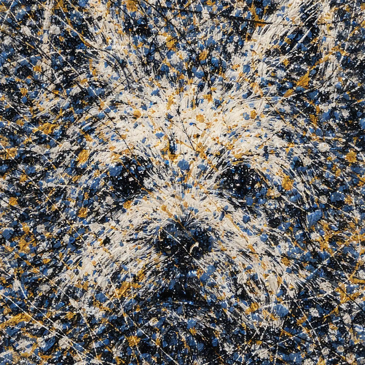West Highland White Terrier Pollock-inspired Portrait, Westie Wall Art Print