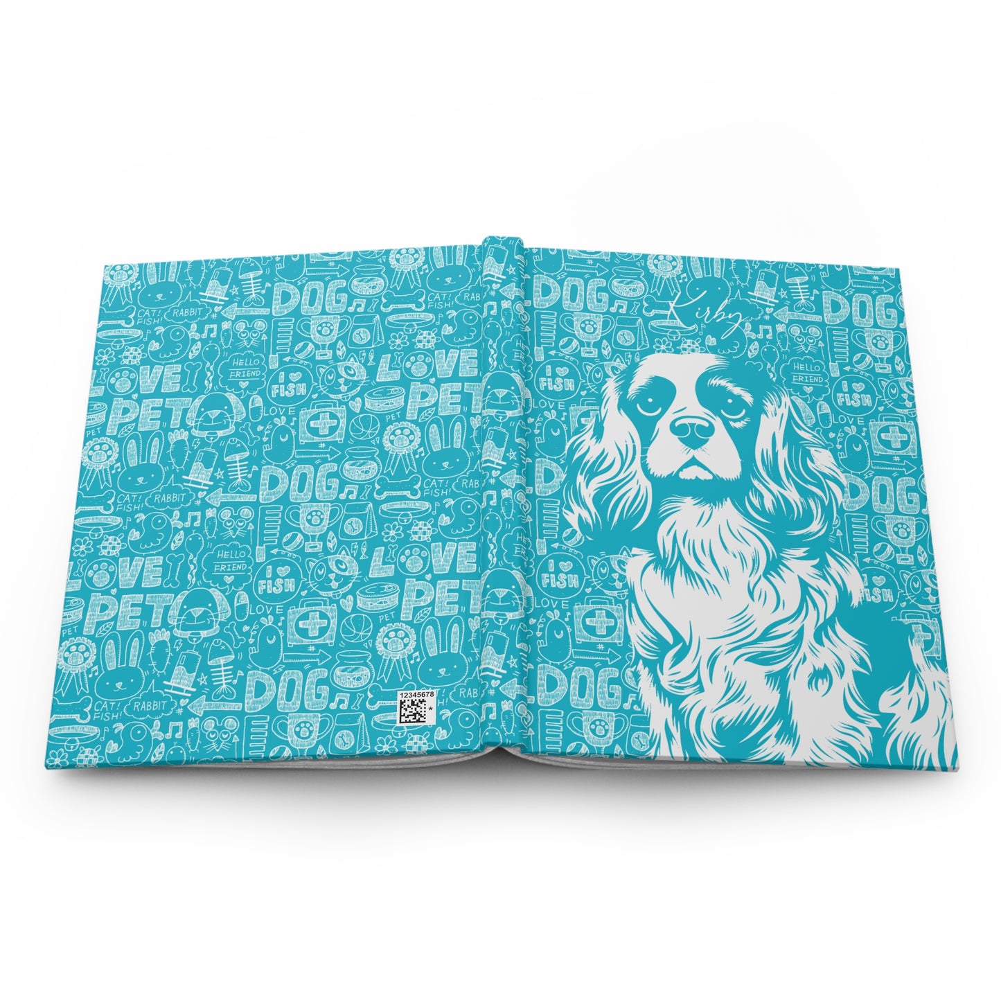 Cavalier King Charles Spaniel Doodle Hardcover Journal