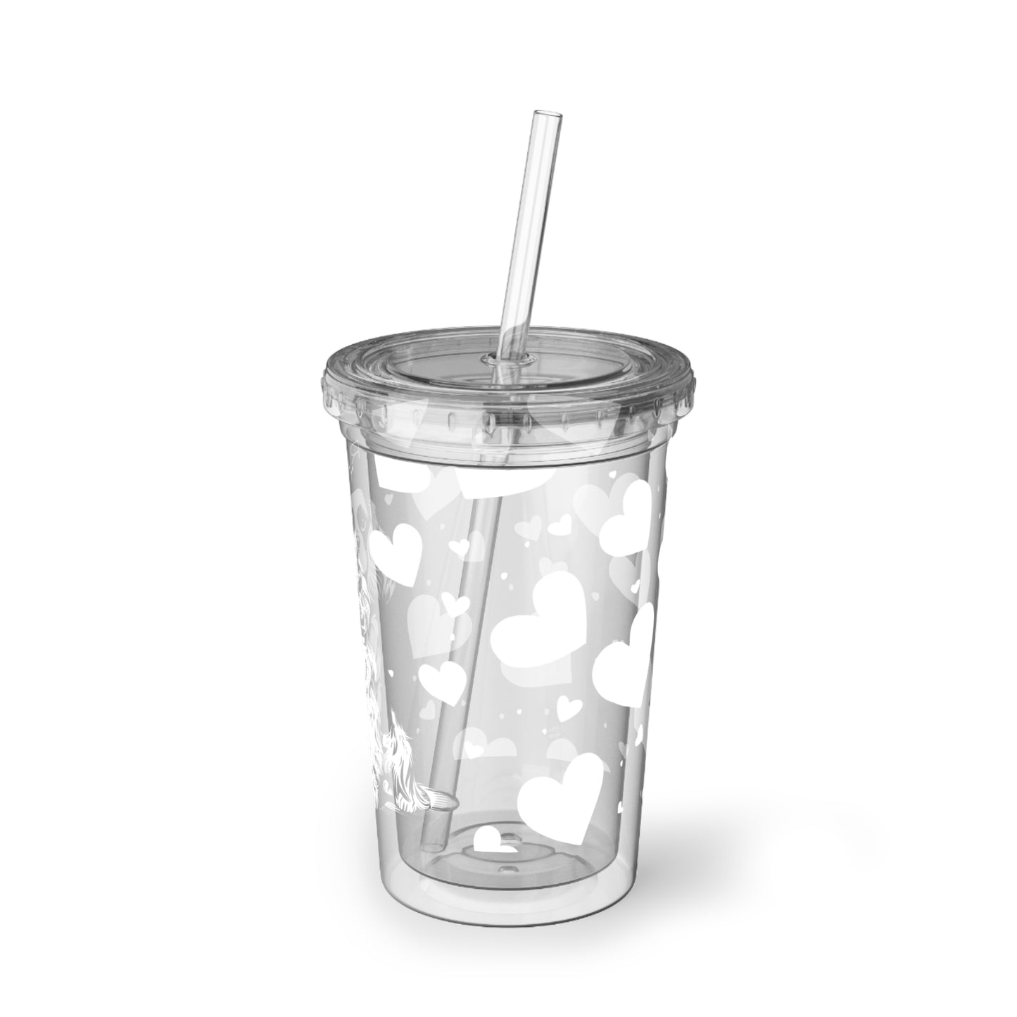 Cavalier King Charles Spaniel Heart Suave Acrylic Cup