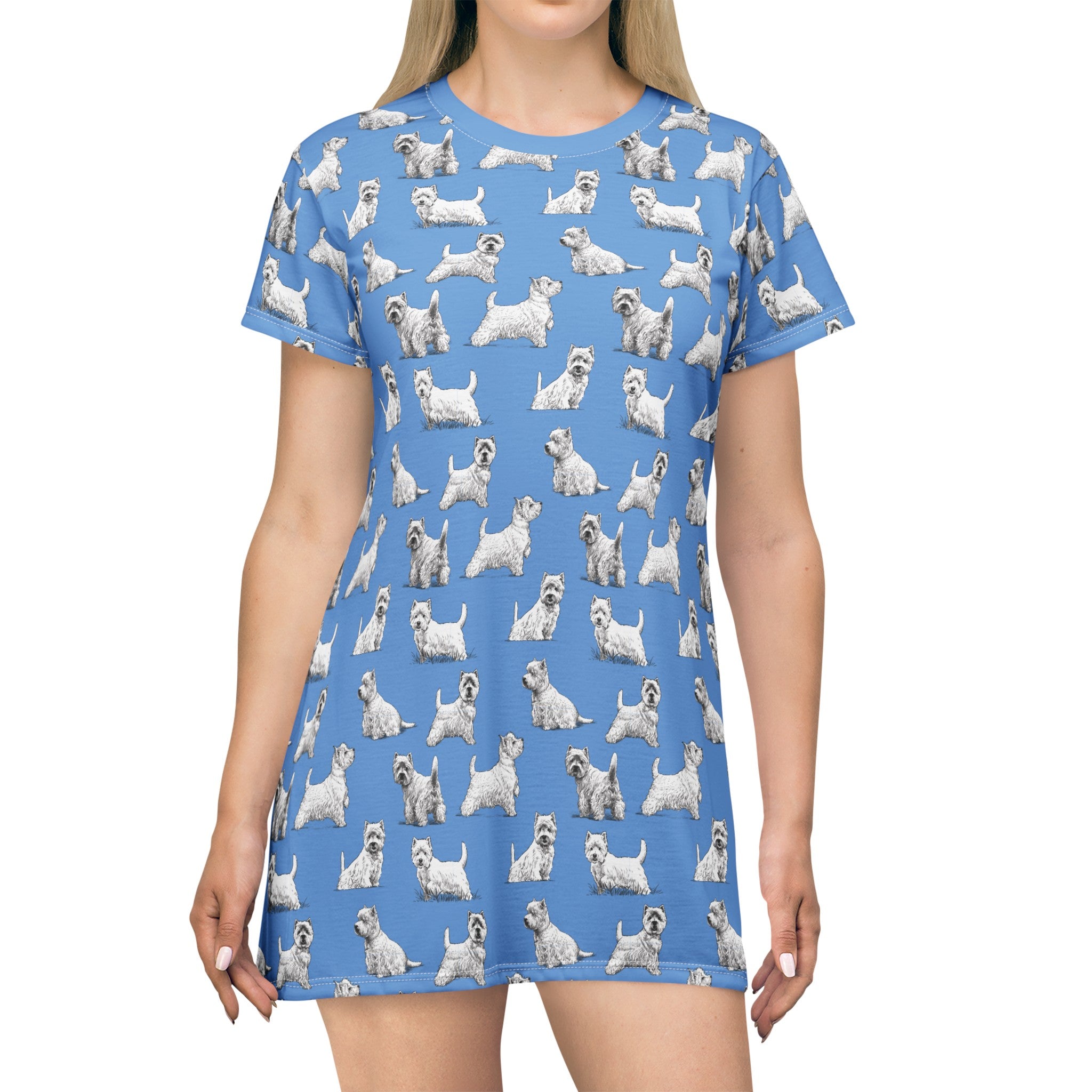 Westie T-Shirt Dress