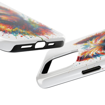 Westie Portrait Splatter-Style Abstract Cell Phone Case