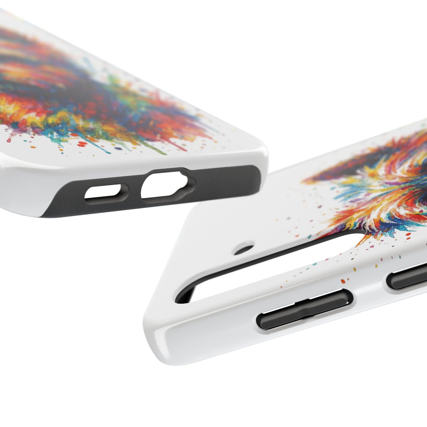 Westie Portrait Splatter-Style Abstract Cell Phone Case