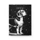 Beagle Night Starry Sky Hardcover Journal